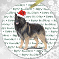 Belgian Tervuren "Happy Howlidays" Ornament