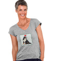 Bernese Mountain Dog Happy Howlidays Text - Women's V-Neck T-Shirt