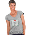Bichon Frise Happy Howlidays Text - Women's V-Neck T-Shirt