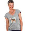 Bloodhound Happy Howlidays Text - Women's V-Neck T-Shirt