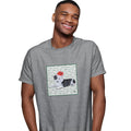 Border Collie Puppy Happy Howlidays Text - Adult Unisex T-Shirt