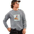 Boxer Happy Howlidays Text - Adult Unisex Long Sleeve T-Shirt