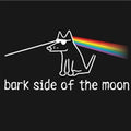 Bark Side of the Moon T-Shirt - Classic Garment Dyed - Teddy the Dog T-Shirts and Gifts