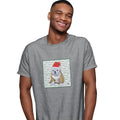 Bulldog Puppy Happy Howlidays Text - Adult Unisex T-Shirt
