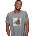 Bullmastiff Happy Howlidays Text - Adult Unisex T-Shirt