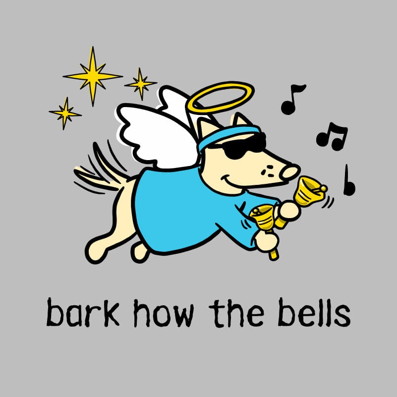 Bark How the Bells - Ladies Curvy V-Neck Tee