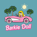Barkie Doll - Ladies Curvy V-Neck Tee