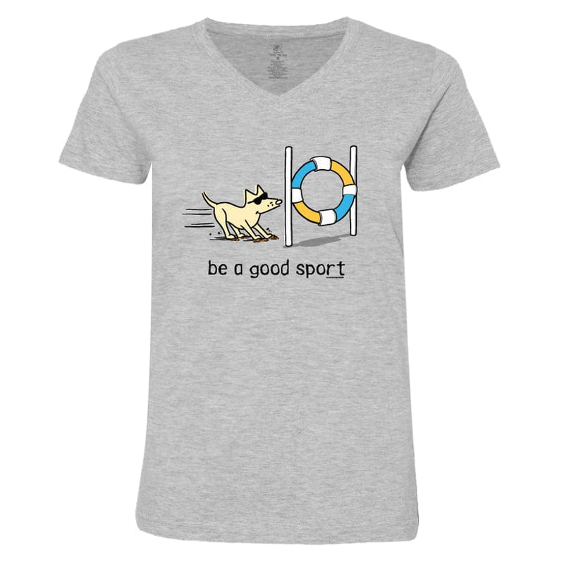 Be A Good Sport - Ladies T-Shirt V-Neck