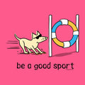 Be A Good Sport - Ladies T-Shirt V-Neck