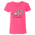 Be A Good Sport - Ladies T-Shirt V-Neck