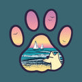 Beach Paw - Classic Tee