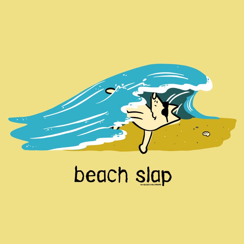 Beach Slap - Ladies Racerback Tank Top