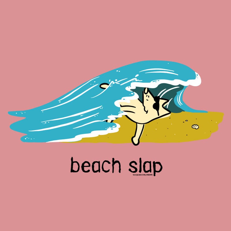 Beach Slap - Ladies T-Shirt V-Neck