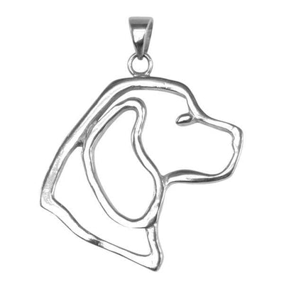 Beagle Sterling Silver Cut Out Pendants