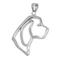 Beagle Sterling Silver Cut Out Pendants