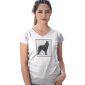 Belgian Shepherd Love Text - Women's V-Neck T-Shirt