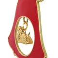 Cocker Spaniel Gold Plated Holiday Bell Ornament