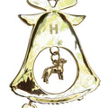 Labrador Retriever Gold Plated Holiday Bell Ornament
