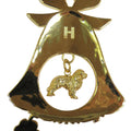 Newfoundland Gold Plated Holiday Bell Ornament