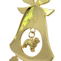 Newfoundland Gold Plated Holiday Bell Ornament