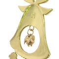 Pomeranian Gold Plated Holiday Bell Ornament