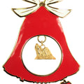 Shih Tzu Gold Plated Holiday Bell Ornament