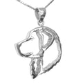 Bernese Mountain Dog Sterling Silver Cut Out Pendants