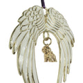 Bichon Frise Gold Plated Holiday Angel Wing Ornament
