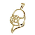 Bichon Frise 14K Gold Cut Out Pendant