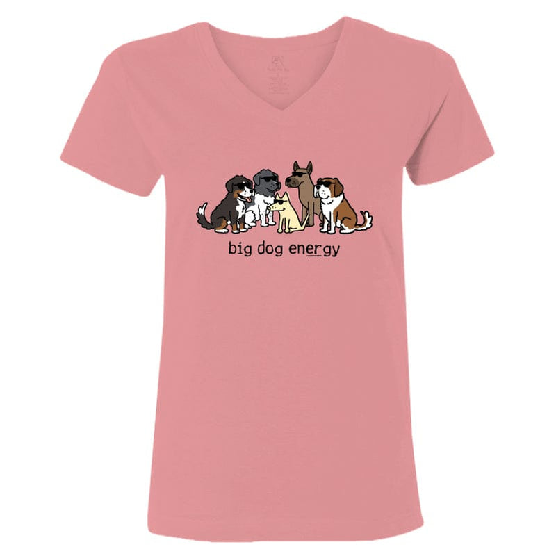 Big Dog Energy - Ladies T-Shirt V-Neck