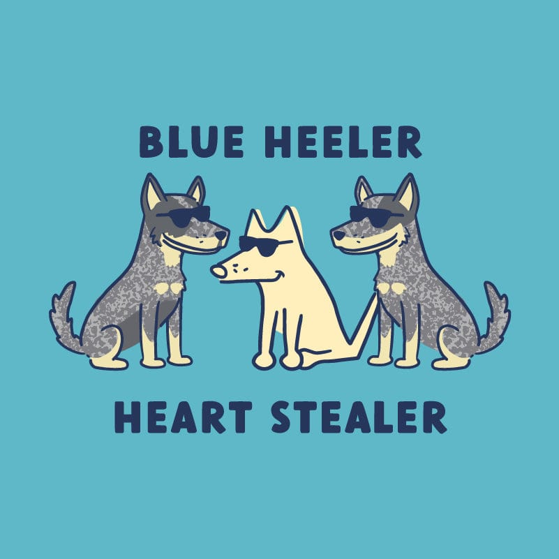 Blue Heeler Heart Stealer - Ladies T-Shirt V-Neck
