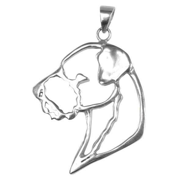 Border Terrier Sterling Silver Cut Out Pendants