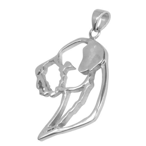 Border Terrier Sterling Silver Cut Out Pendants