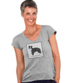 Border Collie Love Text - Women's V-Neck T-Shirt