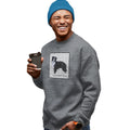 Border Collie Love Text - Adult Unisex Crewneck Sweatshirt