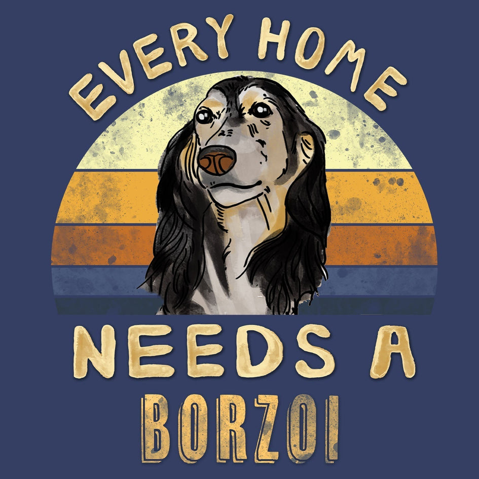 Every Home Needs a Borzoi - Adult Unisex Crewneck Sweatshirt