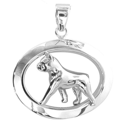 Boston Terrier Oval Jewelry