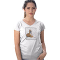 Boxer Love Text - Women's V-Neck T-Shirt