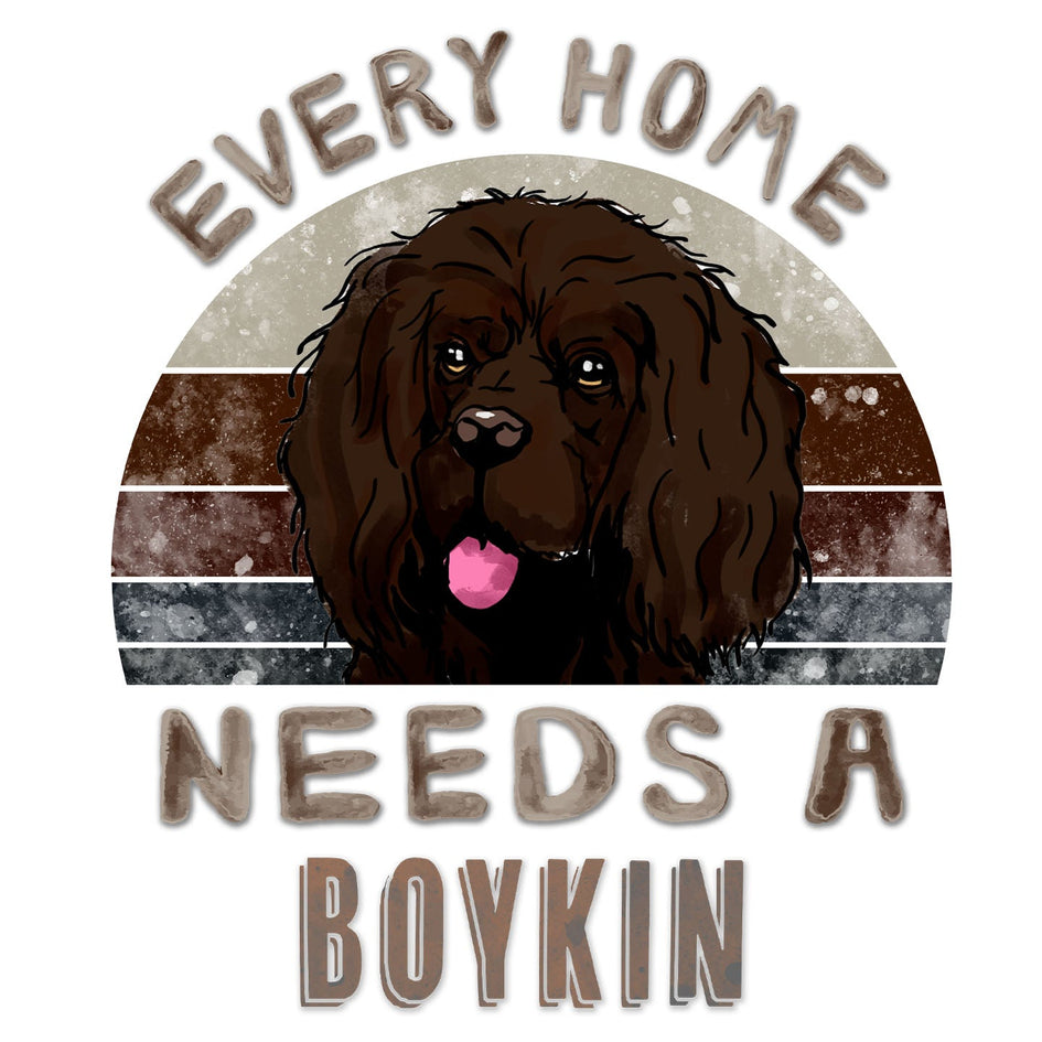 Every Home Needs a Boykin Spaniel - Women's V-Neck T-Shirt