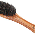 Bass Brushes Shine & Condition Dog Brush, Bamboo-Dark Finish