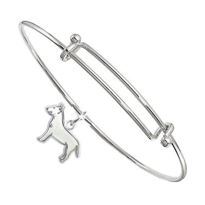 Bull Terrier Bangle Bracelet