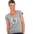 Bulldog Love Text - Women's V-Neck T-Shirt
