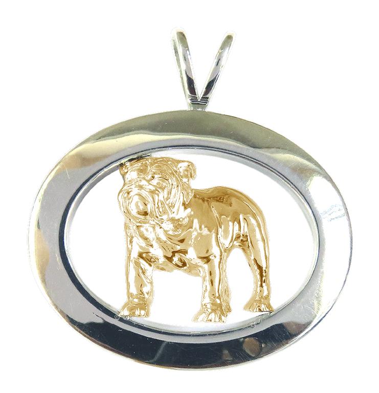Bulldog Sterling & 14k Gold Jewelry