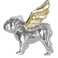 Bulldog Angel Charm