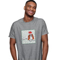 Cavalier King Charles Spaniel (Blenheim) Happy Howlidays Text - Adult Unisex T-Shirt