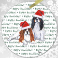 Cavalier King Charles Spaniel "Happy Howlidays" Ornament