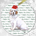 Clumber Spaniel "Happy Howlidays" Ornament