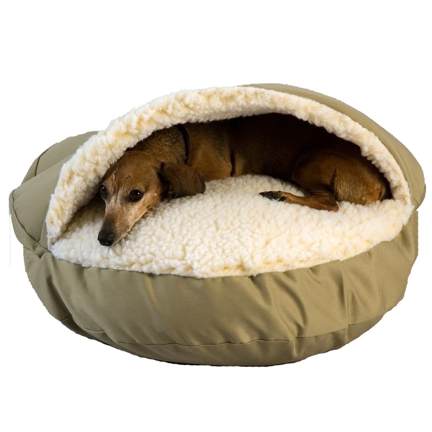 Cave dog beds store for small dogs