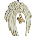 Cairn Terrier Gold Plated Holiday Angel Wing Ornament