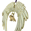 Cairn Terrier Gold Plated Holiday Angel Wing Ornament